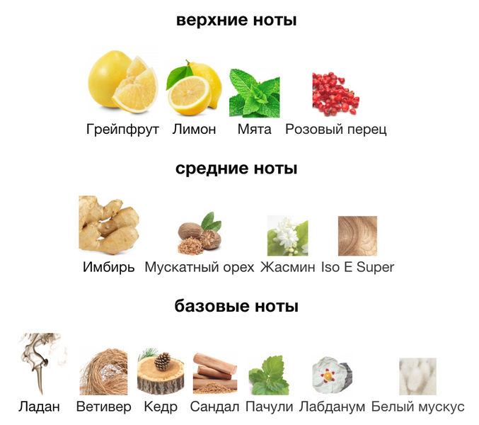 Автомобильный ароматизатор BLEU DE C. с древесным фужерным ароматом